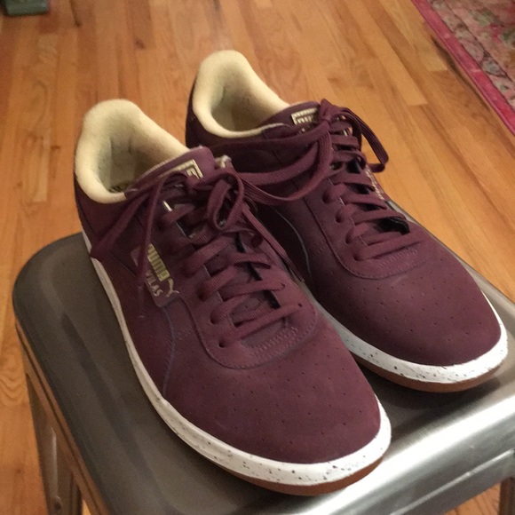 Puma G. Vilas Burgundy Speckle Sneakers